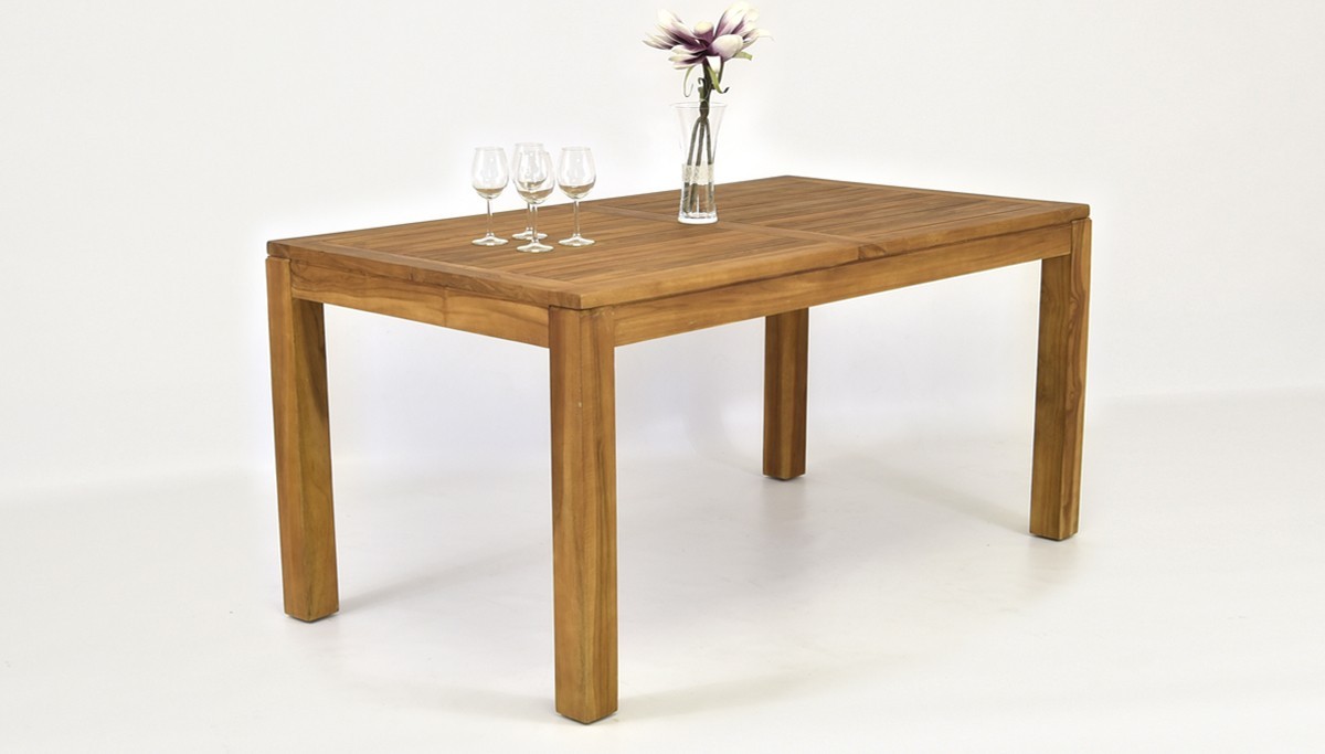 Teakový záhradný stôl (160cm) 
