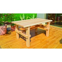 Záhradný dubový stôl 