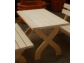 Drevený záhradný stôl 